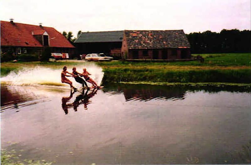 Waterskiën op het Overijssels Kanaal
